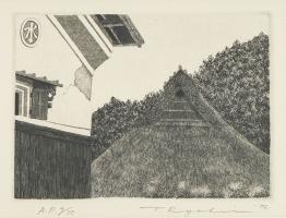 Thatched Roof and Storehouse No. 1 (Framed) by Ryohei Tanaka