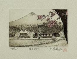 Fuji with Cherry Blossoms-2 by Hiroto Norikane