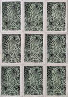 Cacti (9 sewn) by Yoshi Nakagawa