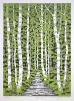 Path in the Forest C by Fumio Fujita