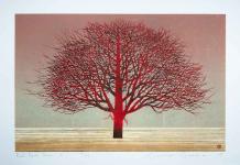 Red Red Tree 3 by Kunio Kaneko
