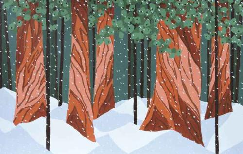 Snowfall #2 by Kathy Bonnema Leslie