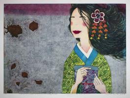 "Anything that has a Beginning has a End, Nothing Stays the Same" "The Moment Her Hair Fell Down" by Yuji Hiratsuka