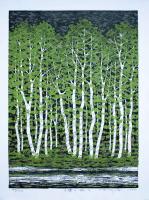 Forest of White Birch C by Fumio Fujita
