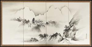 Sumi Landscape Abstract by Seikodojin Yamamoto